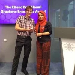 Dr Beenish Siddique at The Eli and Britt Harai Graphene Enterprise Award July 2019